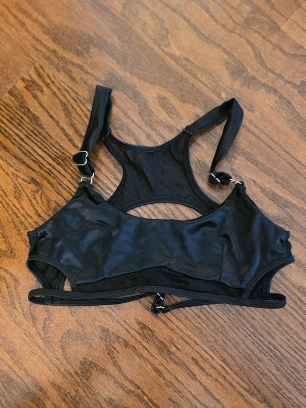 Black Sports Bralette  Small
